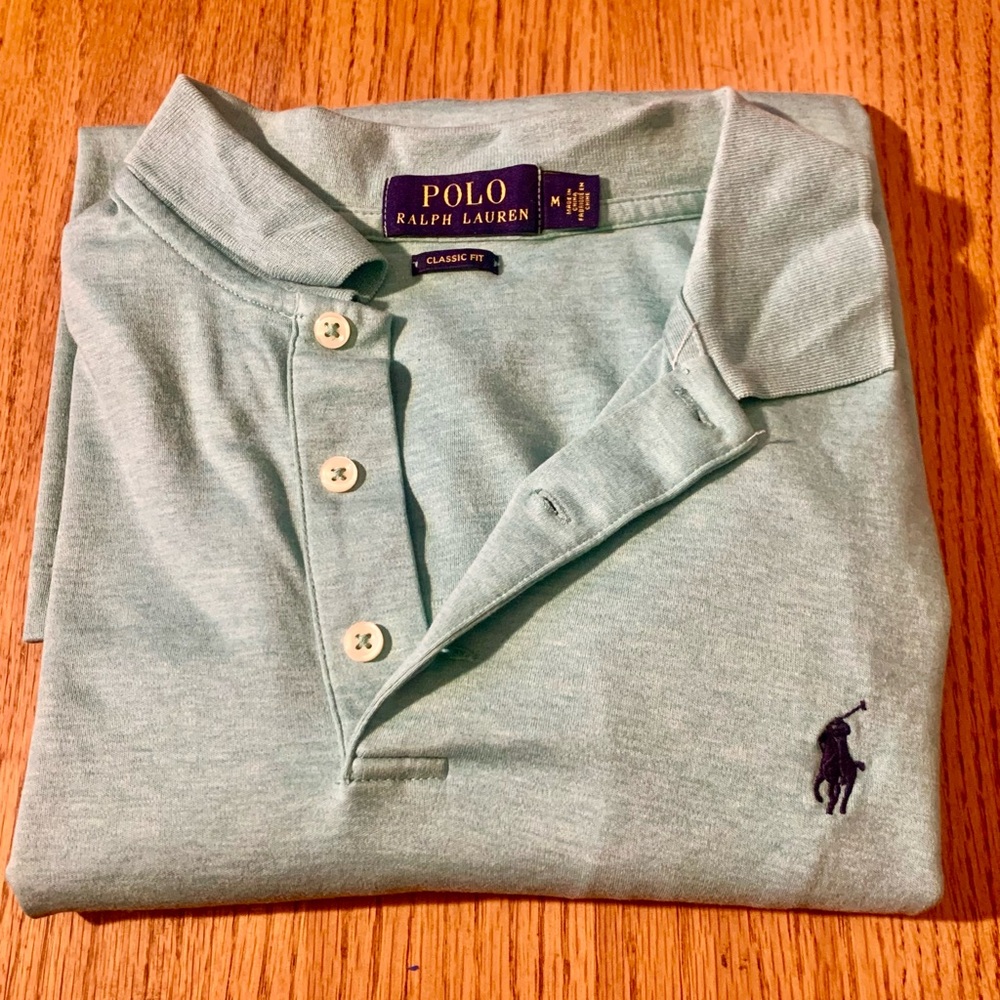 Ralph Lauren Teal Classic Fit Polo